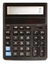 Black calculator Royalty Free Stock Photo