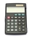 Black calculator Royalty Free Stock Photo