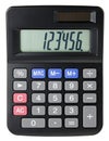 Black calculator