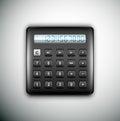 Black calculator