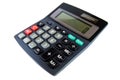 Black calculator isolated Royalty Free Stock Photo