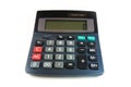 Black calculator isolated Royalty Free Stock Photo