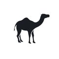 Black camel element icon vector illustration design template