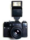 Black camera Royalty Free Stock Photo