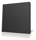 Black Canvas Wraps template for presentation layouts and design. 3D rendering