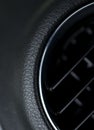 Black Car Detail Leather Royalty Free Stock Photo