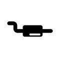 car exhaust system icon Royalty Free Stock Photo