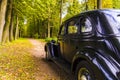Black car in Museum-Estate of Leninskie Gorki