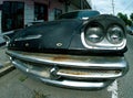 Black car new orleans headlights rusty