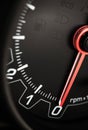 Black Car Tachometer Royalty Free Stock Photo