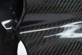 Black carbon fiber composite material background Royalty Free Stock Photo