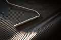 Black carbon fiber composite material background Royalty Free Stock Photo