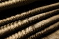 Black carbon fiber composite raw material close up Royalty Free Stock Photo