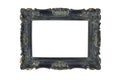 Black carved picture frame