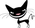Black cat Royalty Free Stock Photo