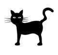 Image of clipart black cat | CreepyHalloweenImages