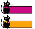 Black Cat Feline Webpage Logos