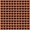 Black Cats Halloween Background Pattern Texture Royalty Free Stock Photo
