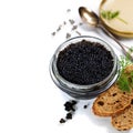 Black caviar Royalty Free Stock Photo