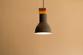 Black ceiling lamp Royalty Free Stock Photo