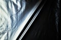 black cellophane bag close-up background texture of plastic Royalty Free Stock Photo