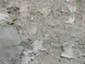 The background for your design is an image. a wall of old gray cracked rough concrete. cement plaster on brick. retro style, rough Royalty Free Stock Photo