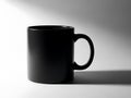 Black ceramic mug Royalty Free Stock Photo
