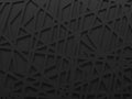 Black chaos mesh background rendered