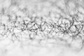 Black charcoal scribble texture on white paper Royalty Free Stock Photo