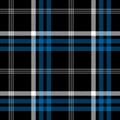 Black check pixel square fabric texture seamless plaid