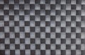 Black checkerboard fabric texture