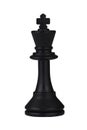 Black chess king Royalty Free Stock Photo