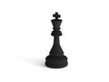 Black chess king Royalty Free Stock Photo