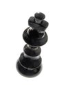 Black chess king Royalty Free Stock Photo