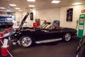 Black 1967 Chevrolet Corvette displayed at the Muscle Car City museum
