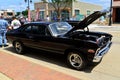 Black Chevy Nova With 350 V8 Royalty Free Stock Photo