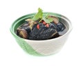 Black chicken stewed with Chinese herbs Royalty Free Stock Photo