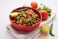 Black Chickpea Chaat or Kala Chana Chat recipe