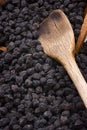 Black chickpea of the Murgia (Italy) Royalty Free Stock Photo