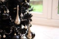 Black christmas tree