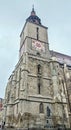 The Black Church (Biserica Neagra) from the square Royalty Free Stock Photo