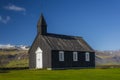 The Black Church of Budir, Iceland Royalty Free Stock Photo