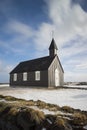 The Black Church by Hotel Budir. Royalty Free Stock Photo