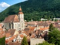 Black Church and Brasov city Royalty Free Stock Photo