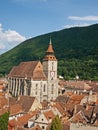 Black Church and Brasov city Royalty Free Stock Photo