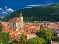 Black Church and Brasov city Royalty Free Stock Photo