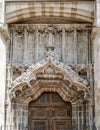 Black church's gate,Brasov city, Romania Royalty Free Stock Photo