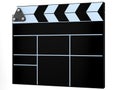 Black cinema clap Royalty Free Stock Photo