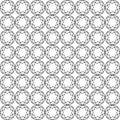 Black Circles Ornamental Pattern Texture Background