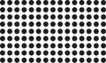 Black circles pattern vector illustration simple geometric shapes seamless background Royalty Free Stock Photo